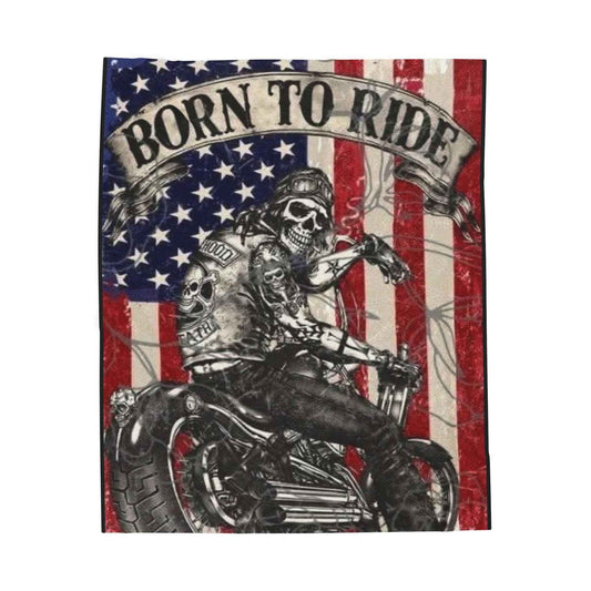 Biker Plush Blanket