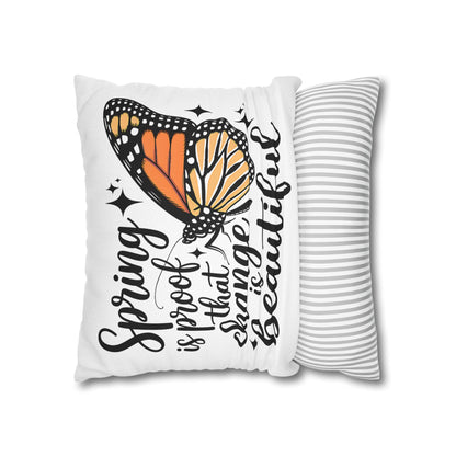 Spring Butterfly Pillowcase - Boho Home Decor for Nature Lovers, Perfect Spring Gift - VYBE Shop