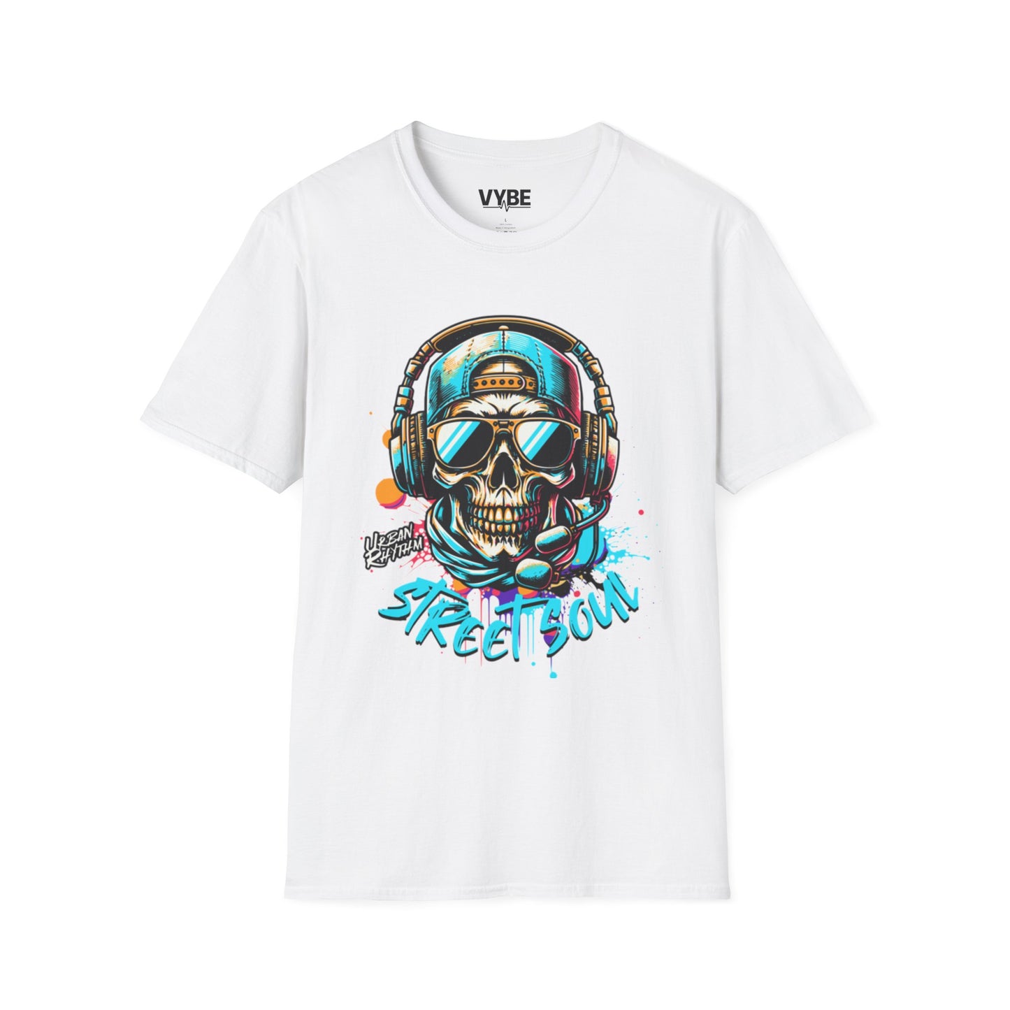 Street Soul Vibes Skull T-Shirt - VYBE Shop