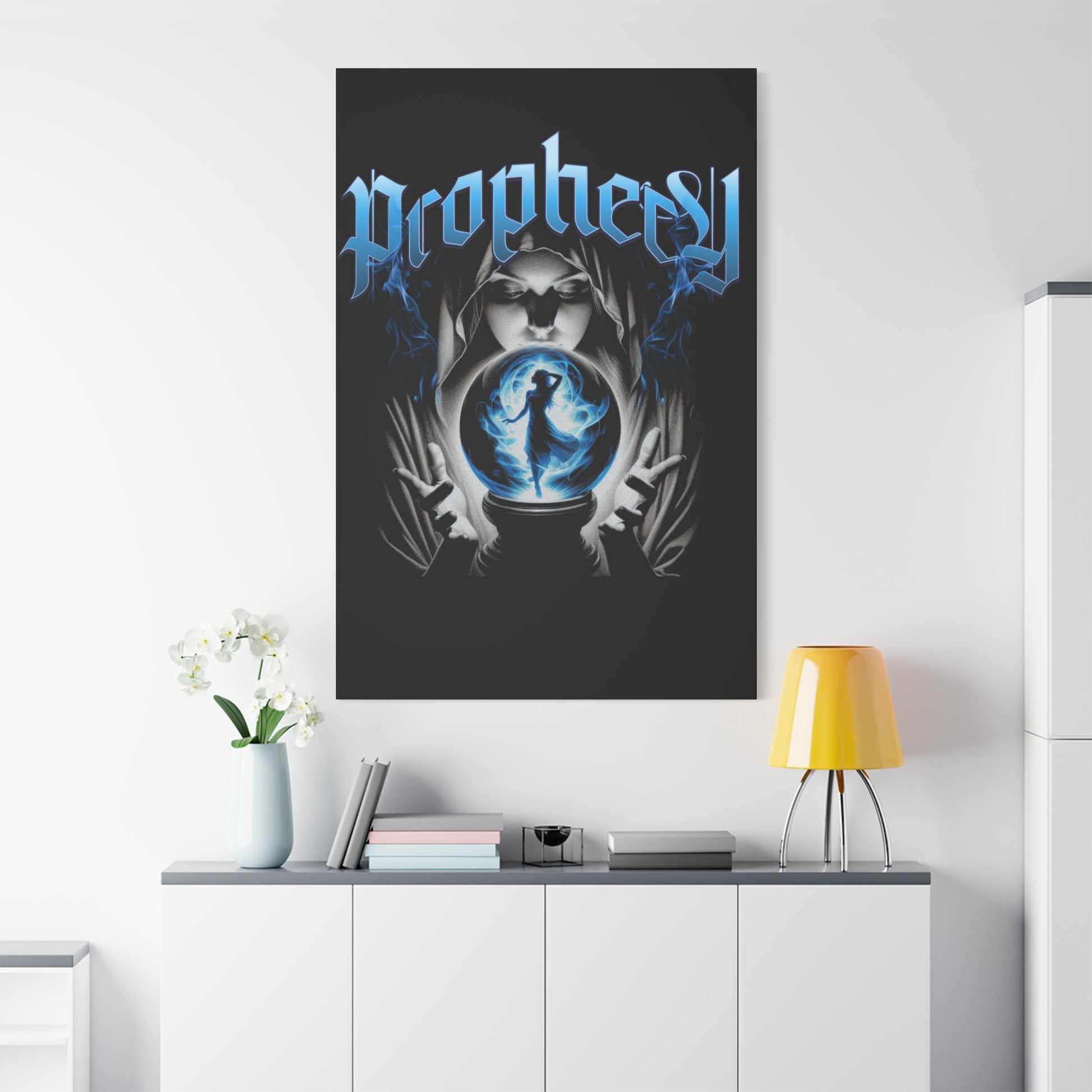 Mystical Wall Art Print, Prophecy Canvas, Home Decor, Unique Gift, Gothic Art, Witchcraft Decor - VYBE Shop