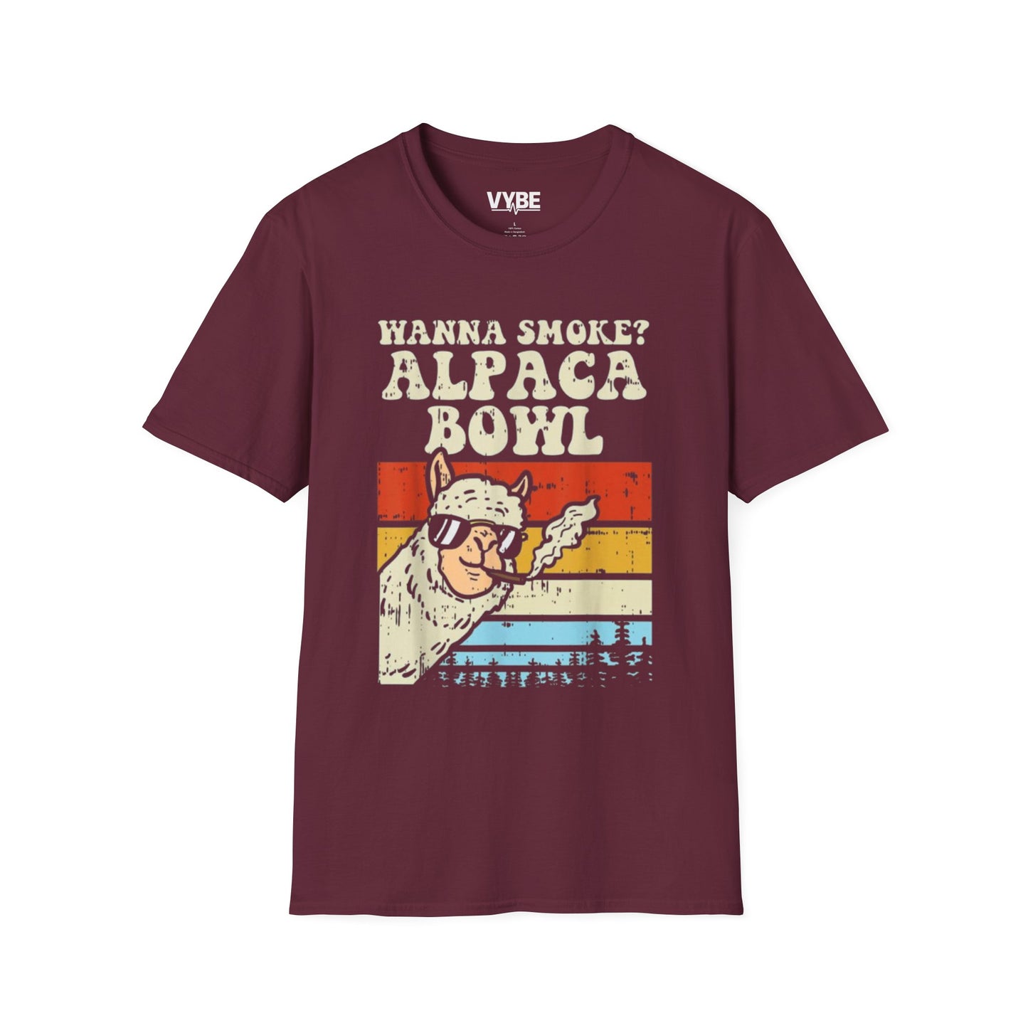 420- Alpaca Bowl T-Shirt, Funny Gift For Hippie Stoners - VYBE Shop