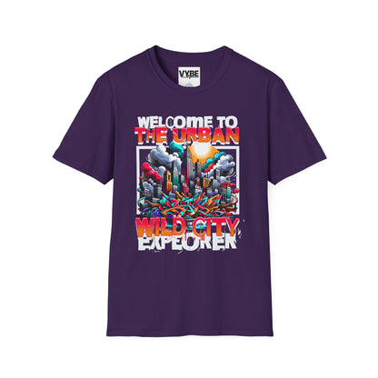 Urban Explorer Graphic Tee, Unisex T-Shirt for City Lovers, Adventure Shirt, Urban Style Apparel, Casual Streetwear - VYBE Shop
