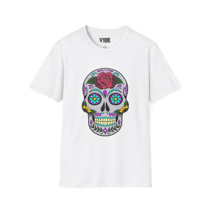 Colorful Skull Tee - Vibrant Graphic T-Shirt for Bold Style - VYBE Shop