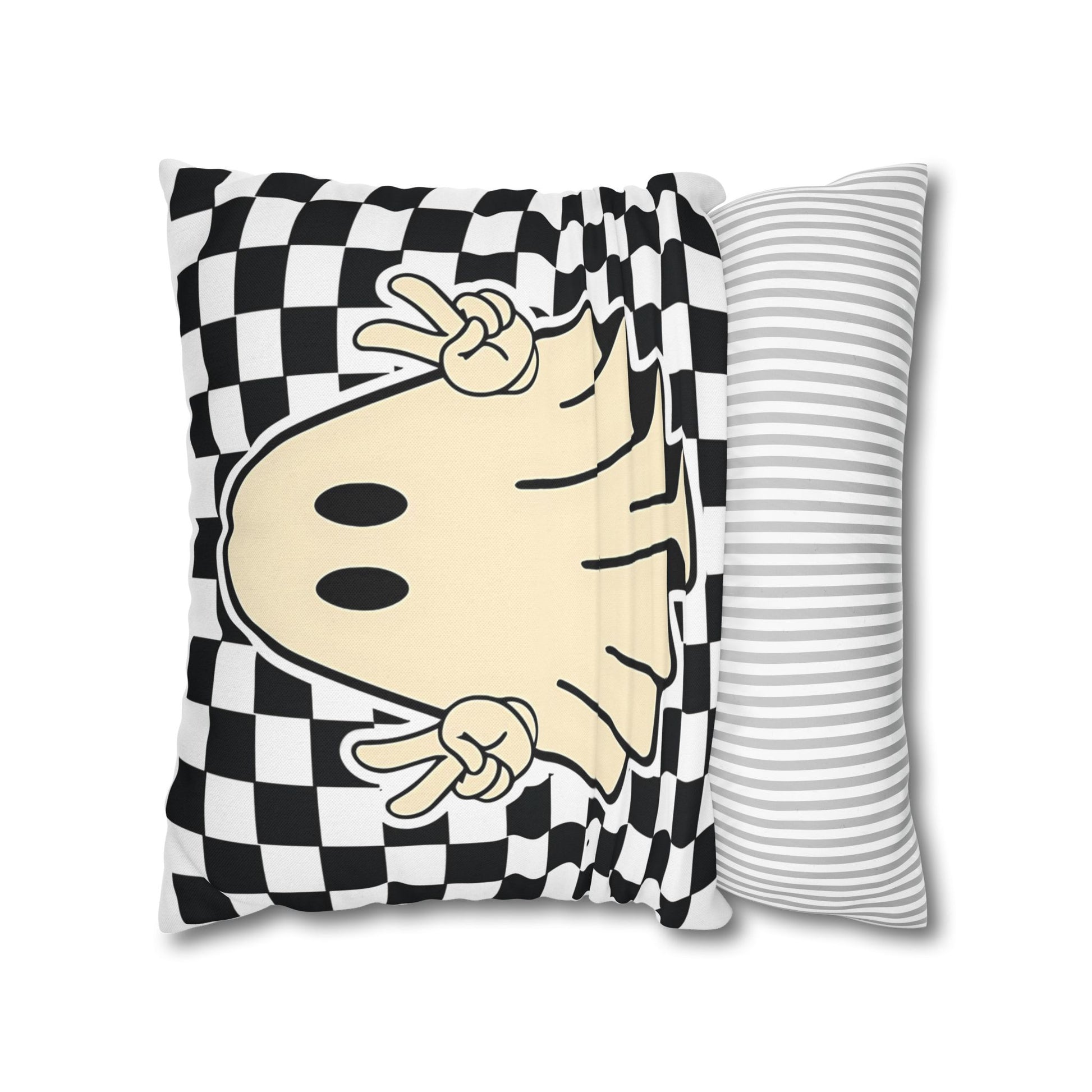 Playful Ghost Pillowcase for Halloween Decor, Cozy Home Accent, Perfect Gift for Ghost Lovers - VYBE Shop