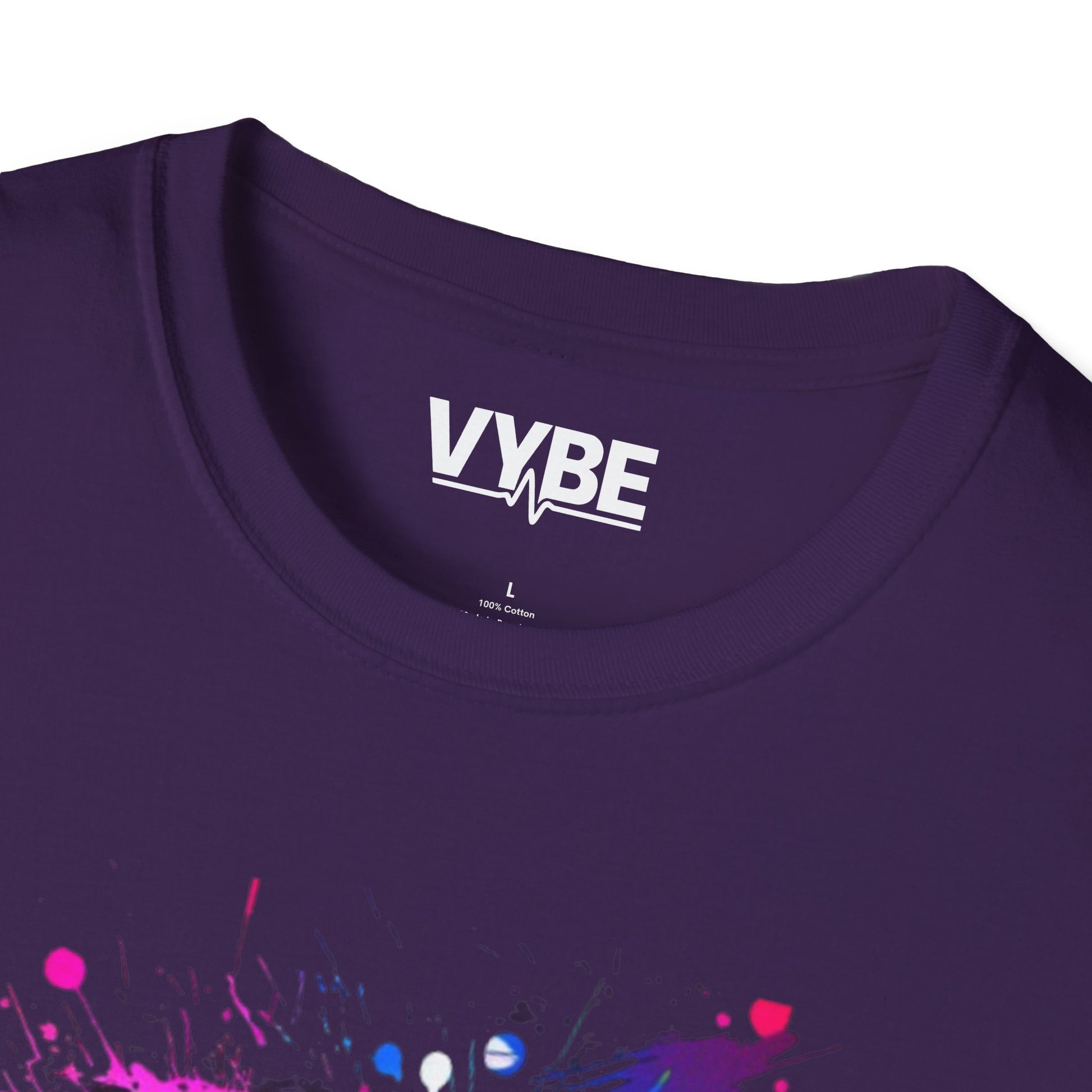 Colorful Heart Graphic T-Shirt - VYBE Shop