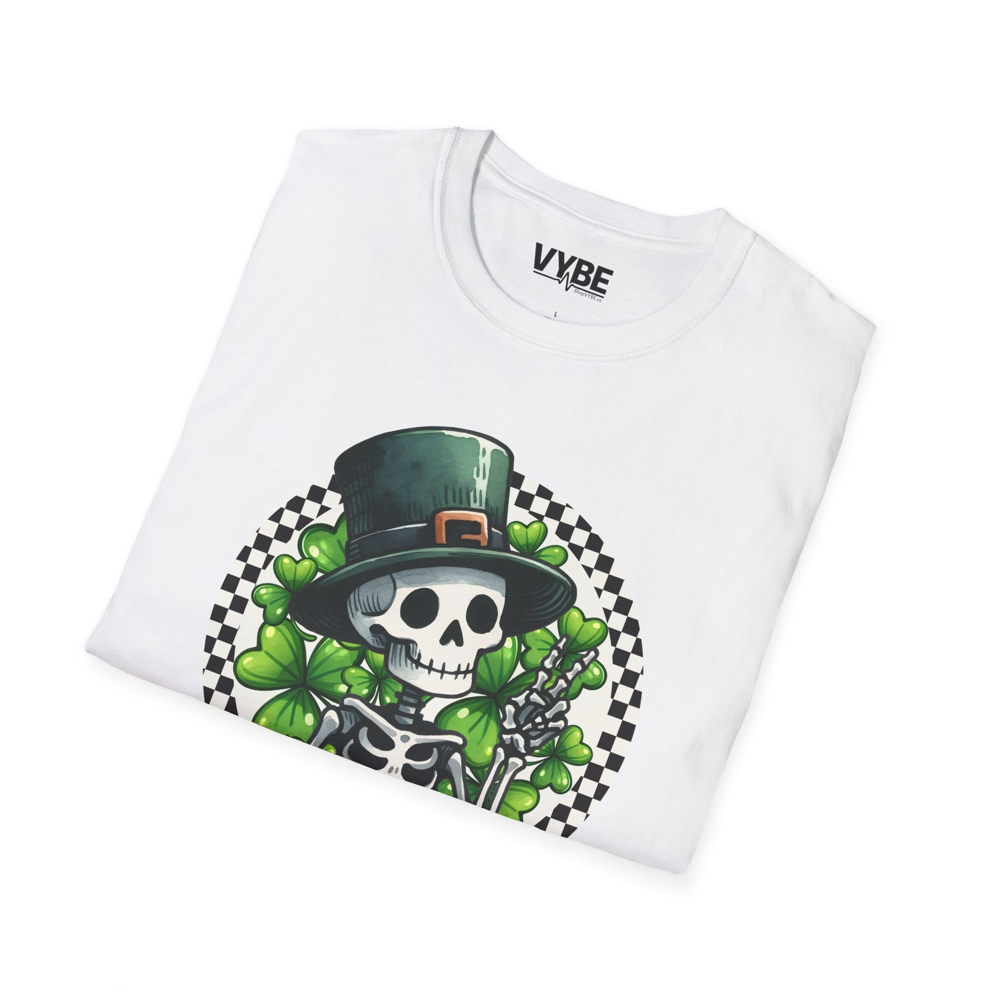 Feeling Lucky Skeleton St. Patrick's Day T-Shirt - VYBE
