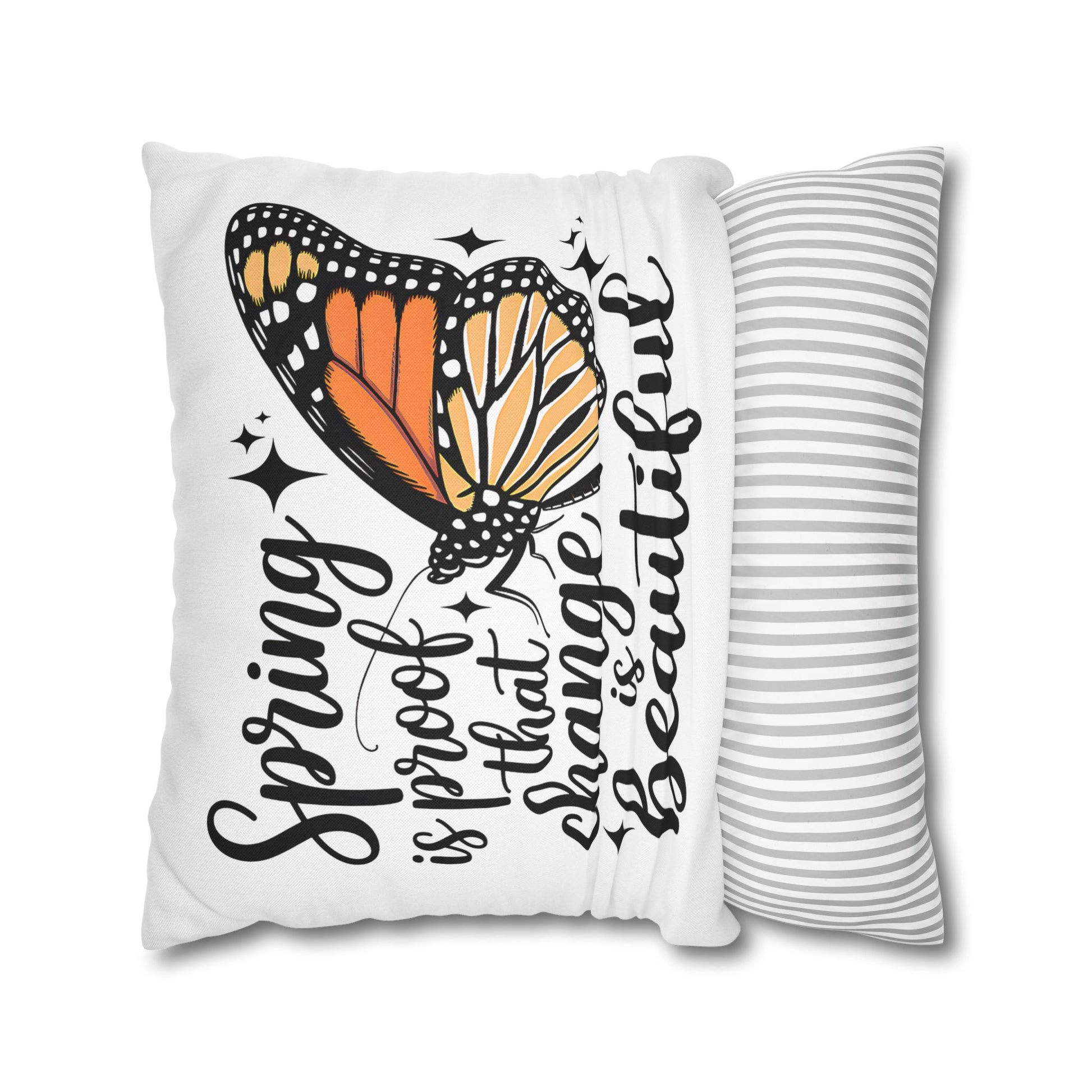 Spring Butterfly Pillowcase - Boho Home Decor for Nature Lovers, Perfect Spring Gift - VYBE Shop