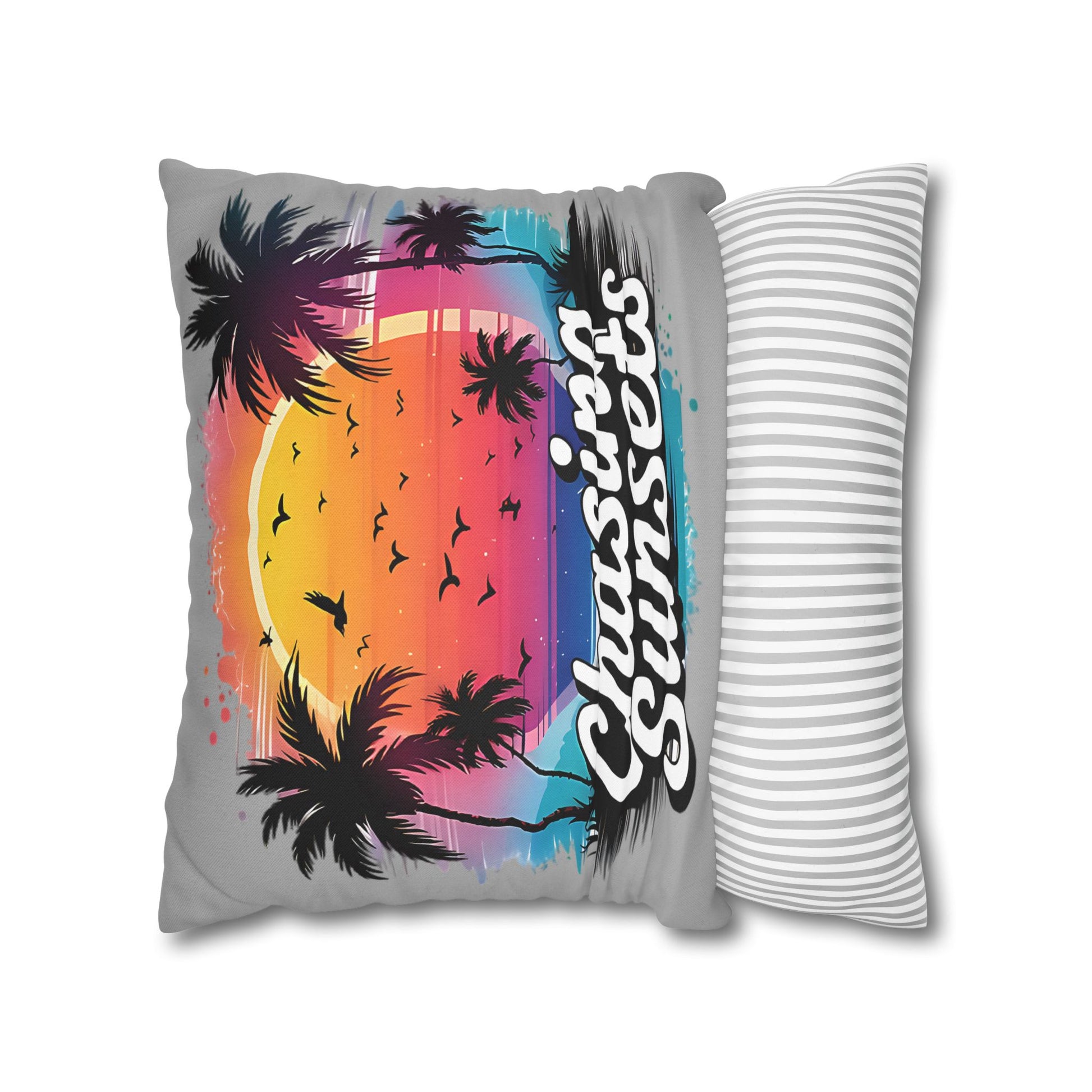 Sunset Vibes Pillowcase - Tropical Decor for Relaxation and Beach House Gifts - VYBE Shop