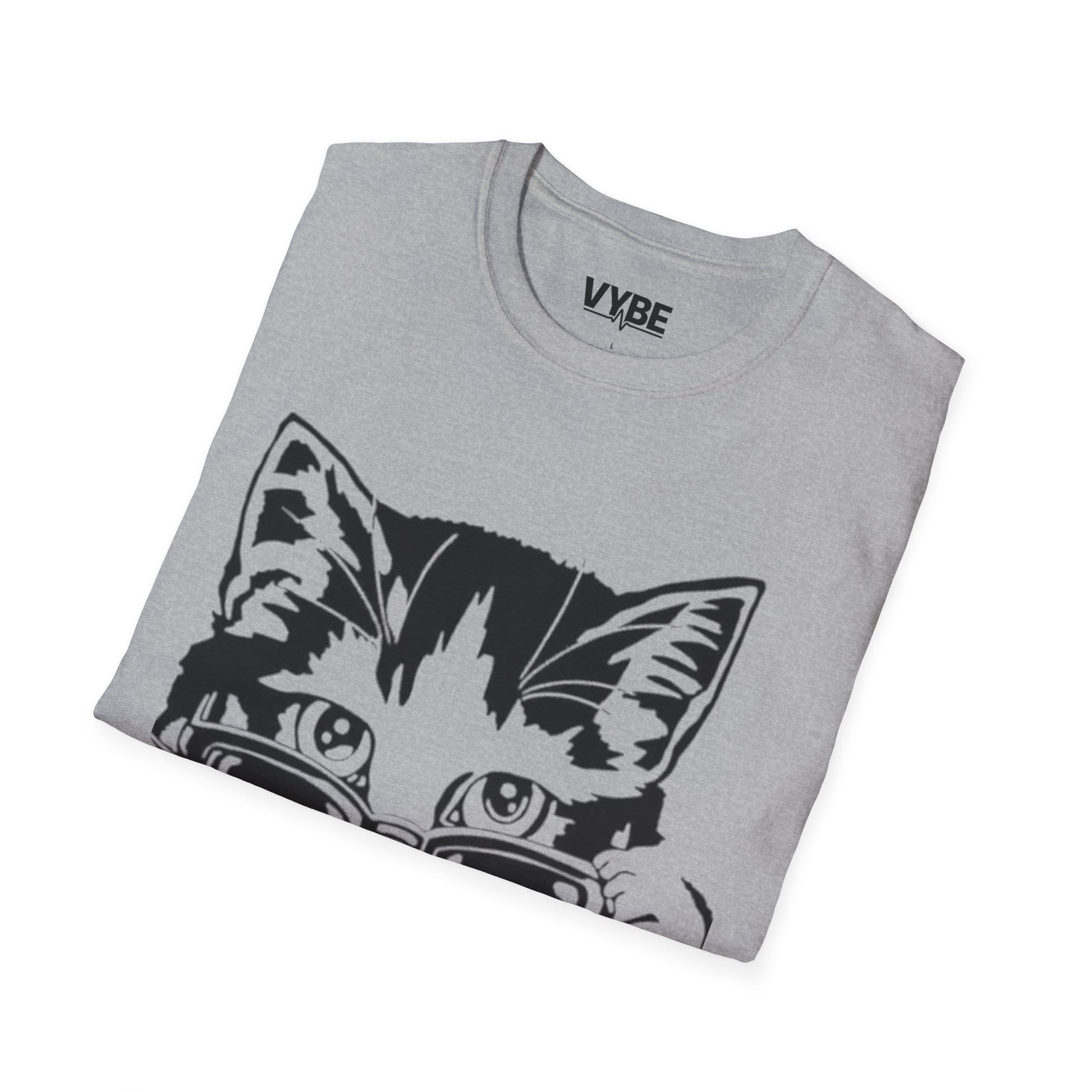 Cute- Cool Cat Sunglasses T-Shirt, Cute Kitty Tee, Gift For Feline Lovers - VYBE Shop