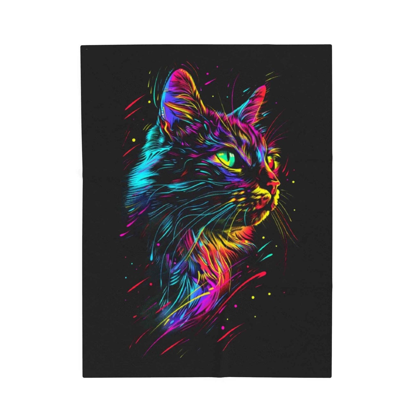Vibrant Cat Blanket