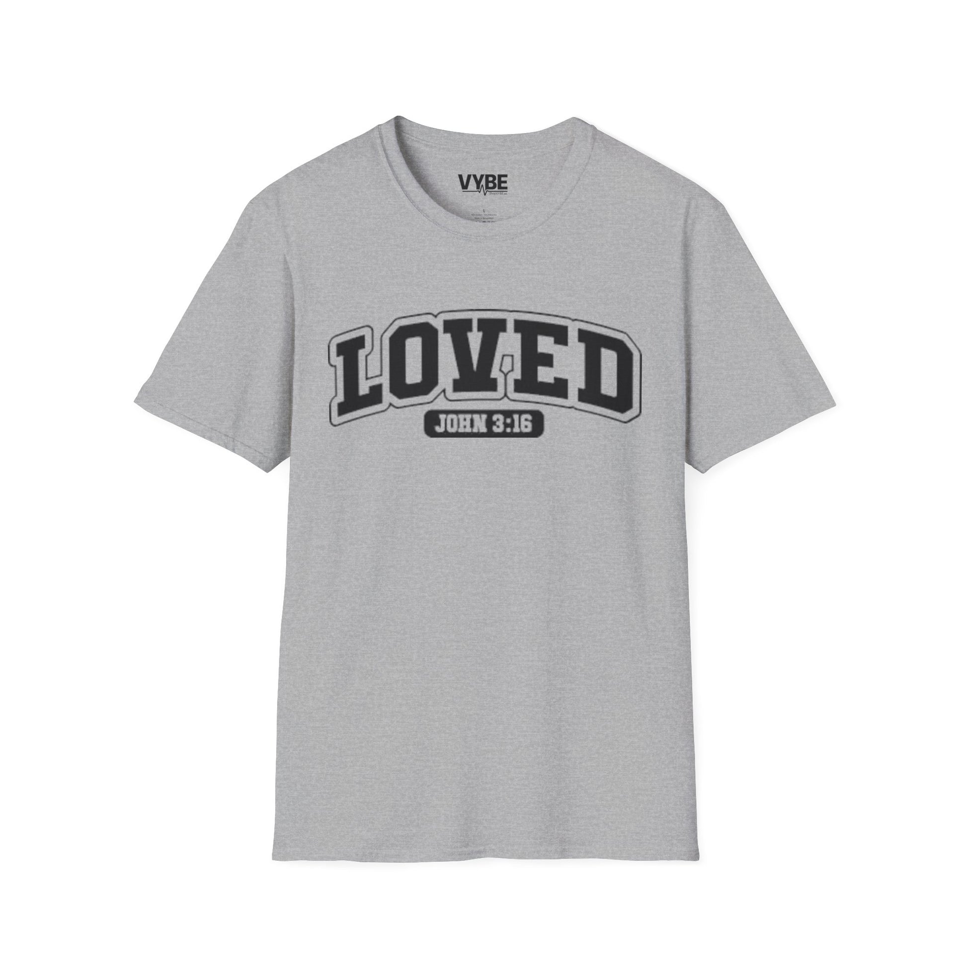 Loved John 3:16 Unisex Softstyle T-Shirt - VYBE