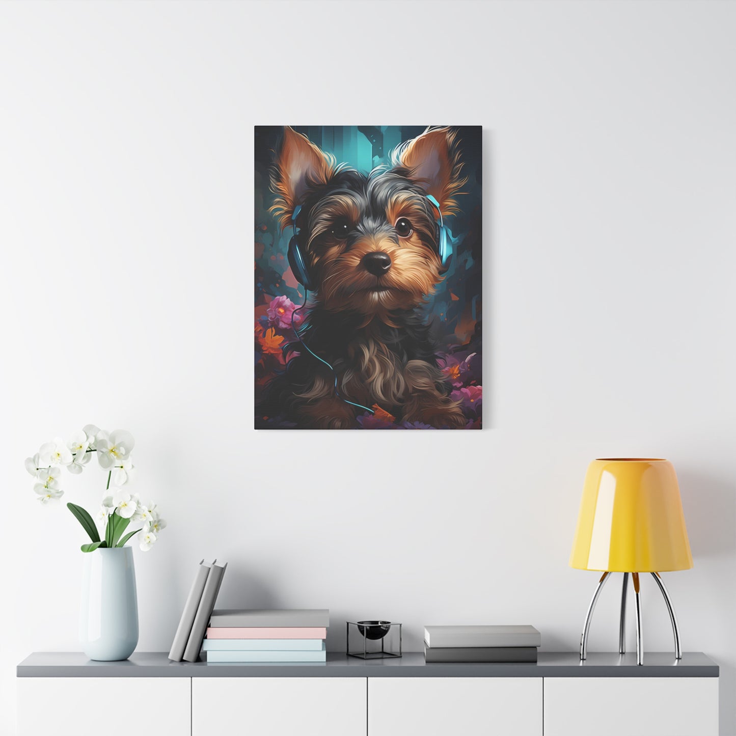 Yorkshire Terrier Wall Art Canvas Print - Perfect Gift for Pet Lovers - VYBE Shop