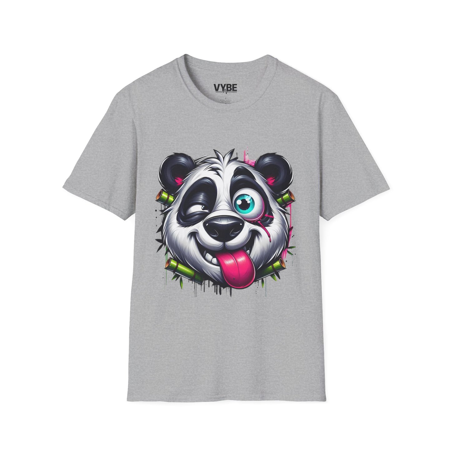 Vibrant Panda Graphic Tee - VYBE Shop