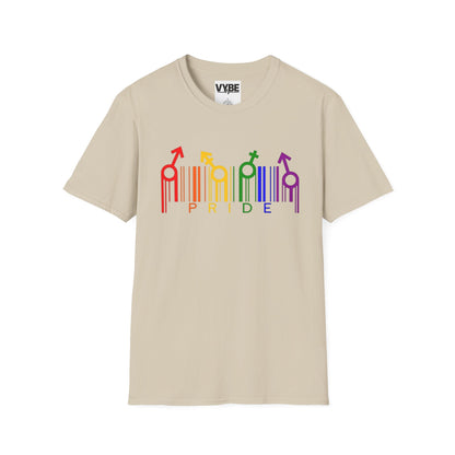 LGBTQ- Pride Graphic Tee, Rainbow Shirt for Celebrations, Unisex Equality Apparel, Softstyle Pride Wear - VYBE Shop