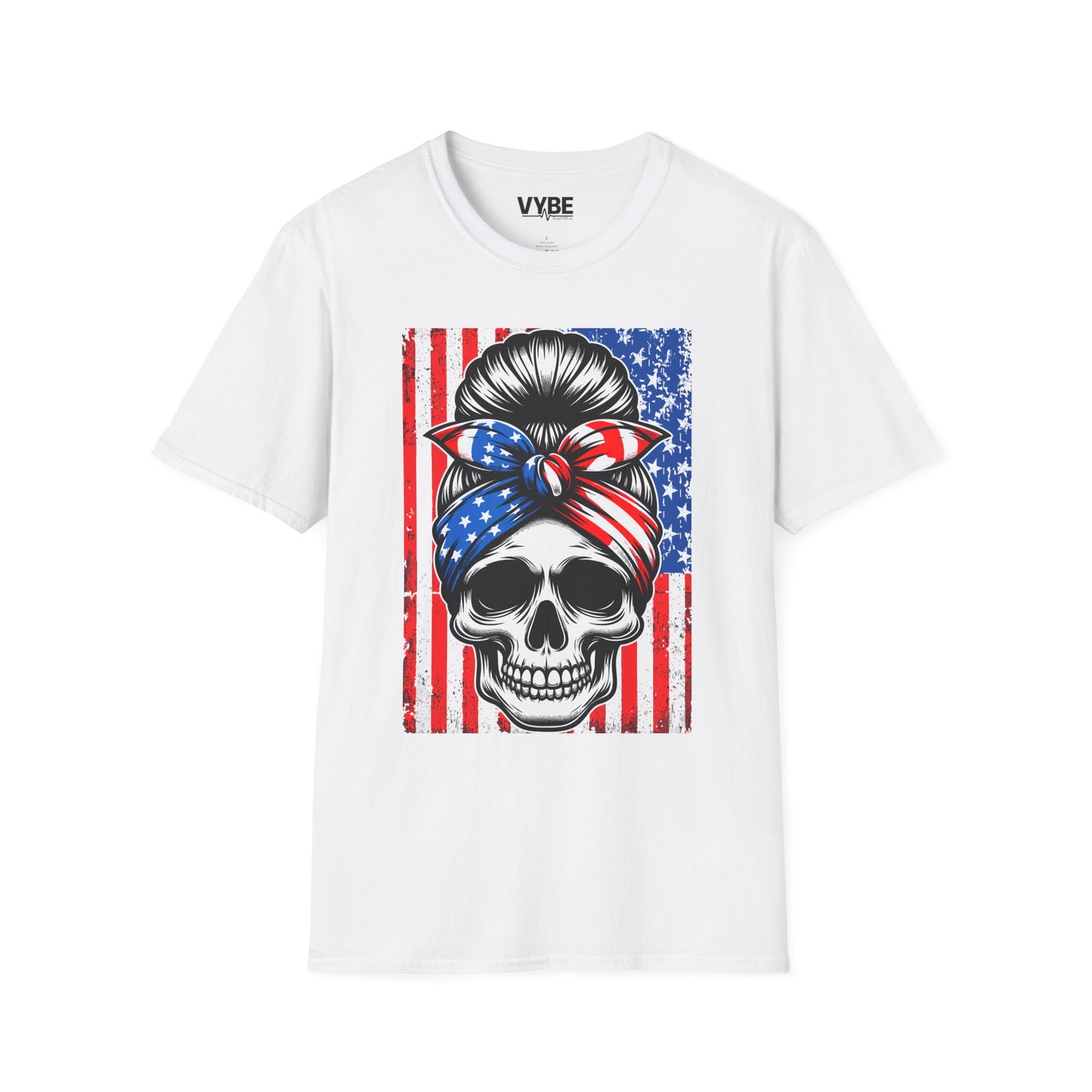 American Skull T-Shirt - VYBE