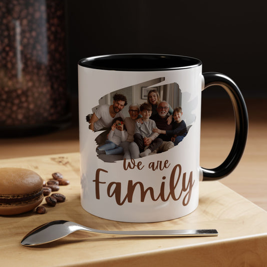 Customized Family Coffee Mug, Personalized Mug Gift, Add Your Family Photo - VYBE Shop