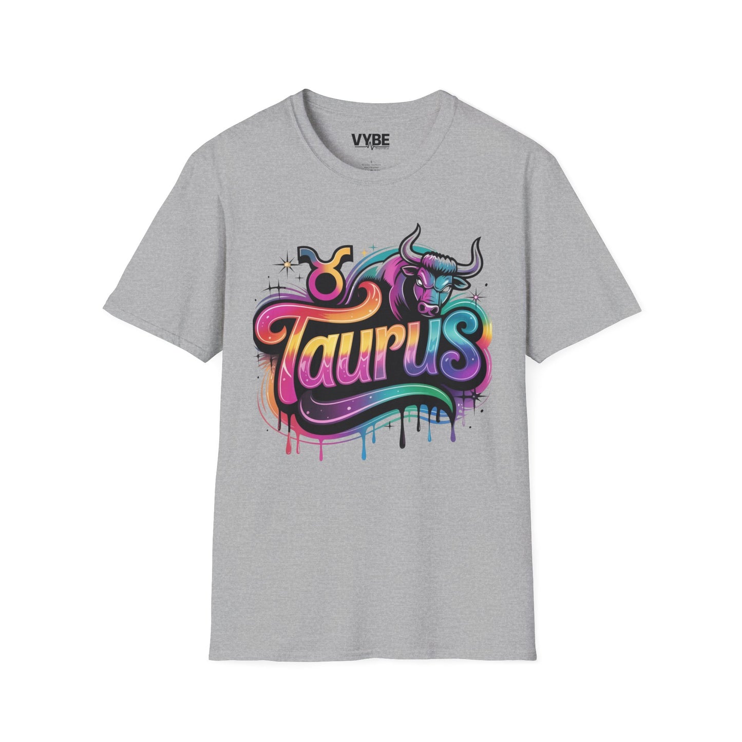 Colorful Taurus Graphic T-Shirt