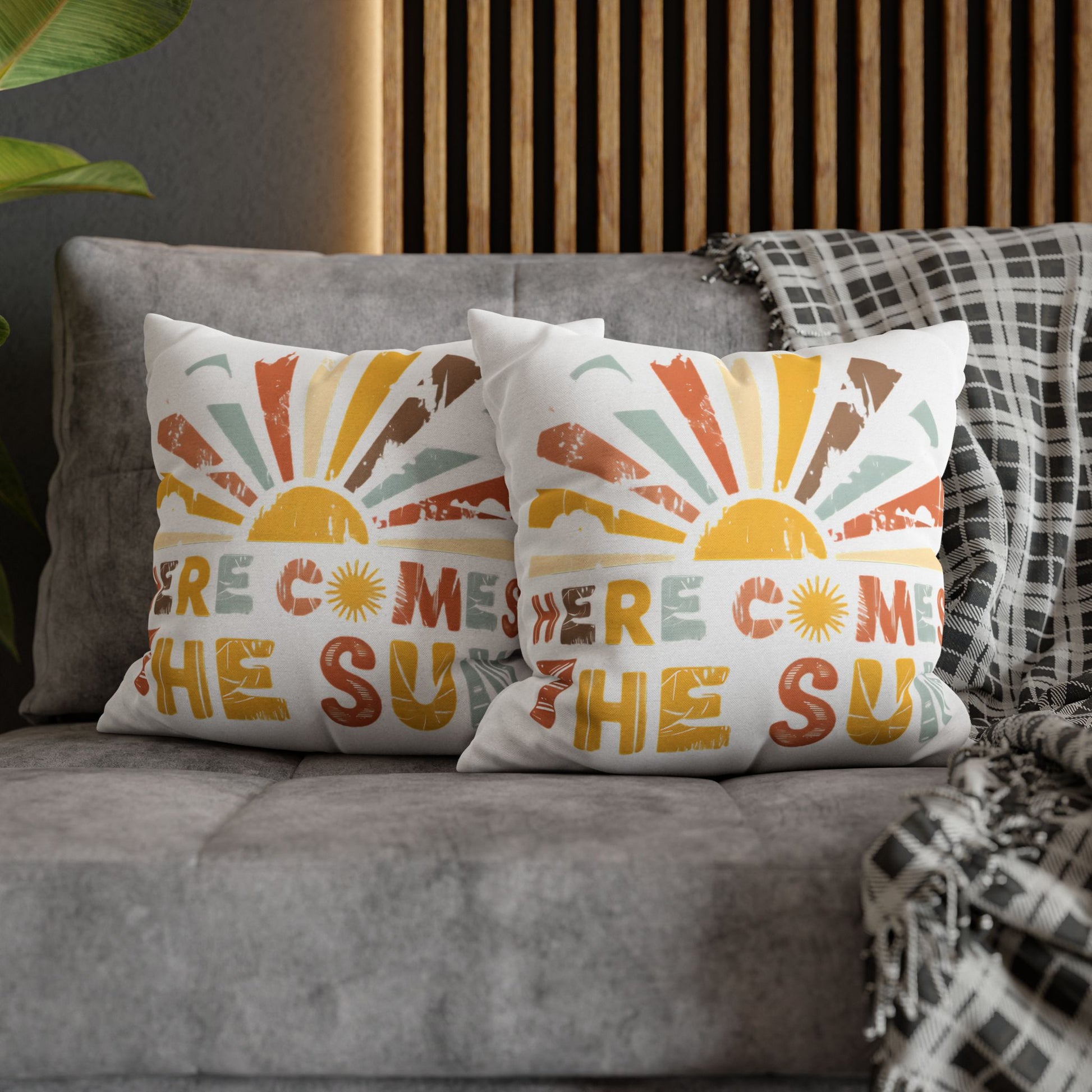 Sunrise Vibe Pillowcase - Boho Floral Design for Cozy Home Decor and Summer Vibes - VYBE Shop