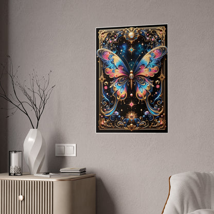 Vibrant Butterfly Poster - Stunning Wall Art Tarot Design - VYBE Shop
