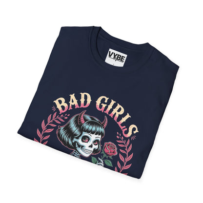 Edgy- Bad Girls Social Club T-Shirt, Unisex Graphic Tee, Alternative Fashion, Halloween Outfits, Gift for Rebels - VYBE Shop