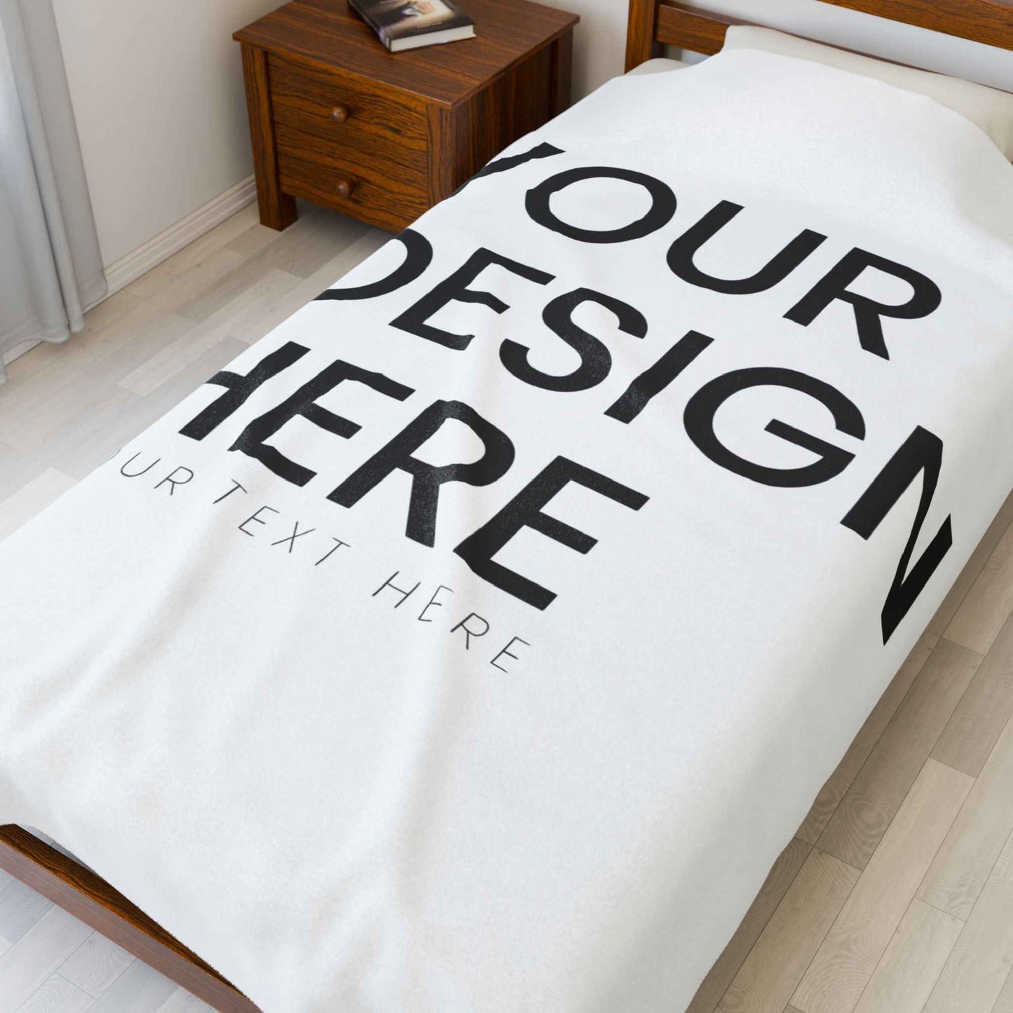 Custom Velveteen Plush Blanket for Comfort and Style | Personalized Throw for Home Decor and Holiday Gifts