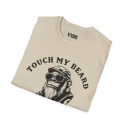 Funny- Beard Graphic T-Shirt, Unisex Tee for Bearded Men, Gifts for Him, Casual Wear, Birthday Celebrations, Humor Apparel - VYBE Shop