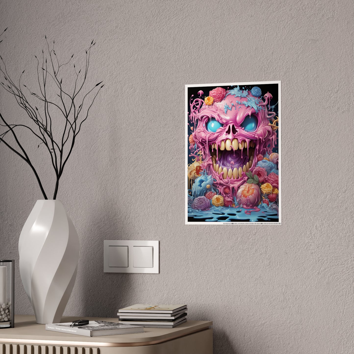 Colorful Kawaii Monster Art Poster - VYBE Shop