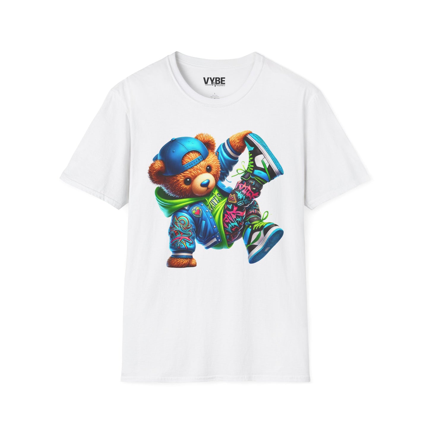 Stylish Break Dancing Bear T-Shirt