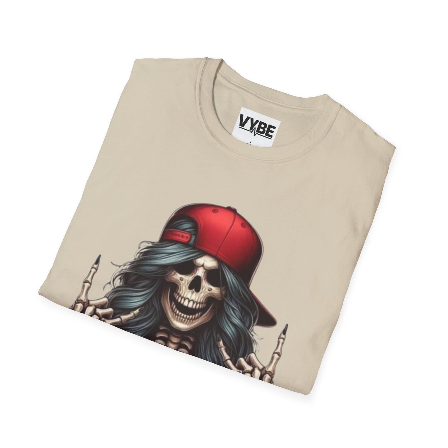 Skeleton Rock Vibes T-Shirt - VYBE Shop