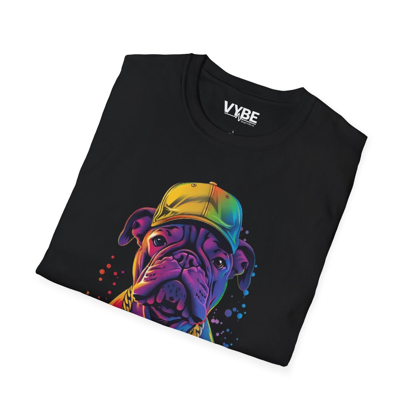 Colorful Bulldog T-Shirt - VYBE