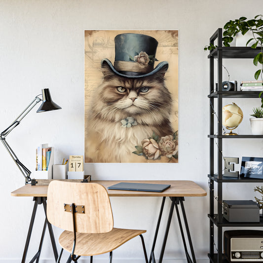 Vintage Pet Poster - Perfect Gift for Cat Lovers - VYBE Shop