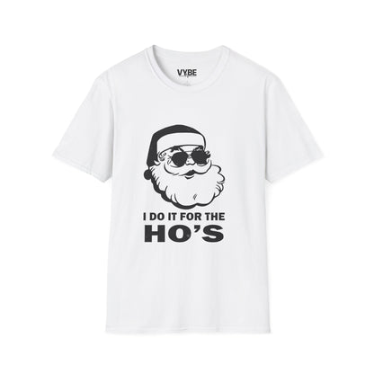 Christmas- Funny Holiday T-Shirt, Unisex Christmas Tee, Santa Humor Shirt, Novelty Graphic Tee - VYBE Shop
