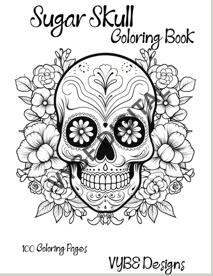 Sugar Skull Coloring- 100 Pages
