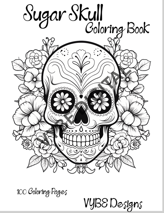 Sugar Skull Coloring- 100 Pages