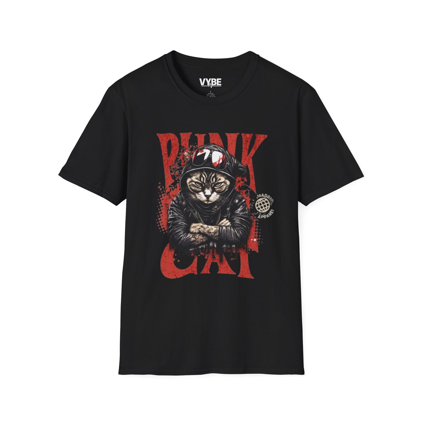 Punk Cat T-Shirt - VYBE Shop