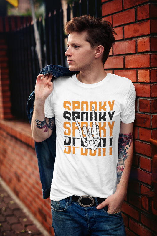 Halloween- Spooky Vibes Unisex T-Shirt, Trendy Design, Best Seller - VYBE Shop