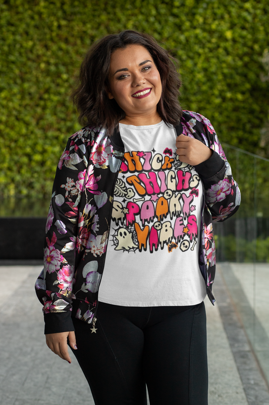 Halloween- Spooky Vibes T-Shirt, Cute Colorful Halloween Tee - VYBE Shop