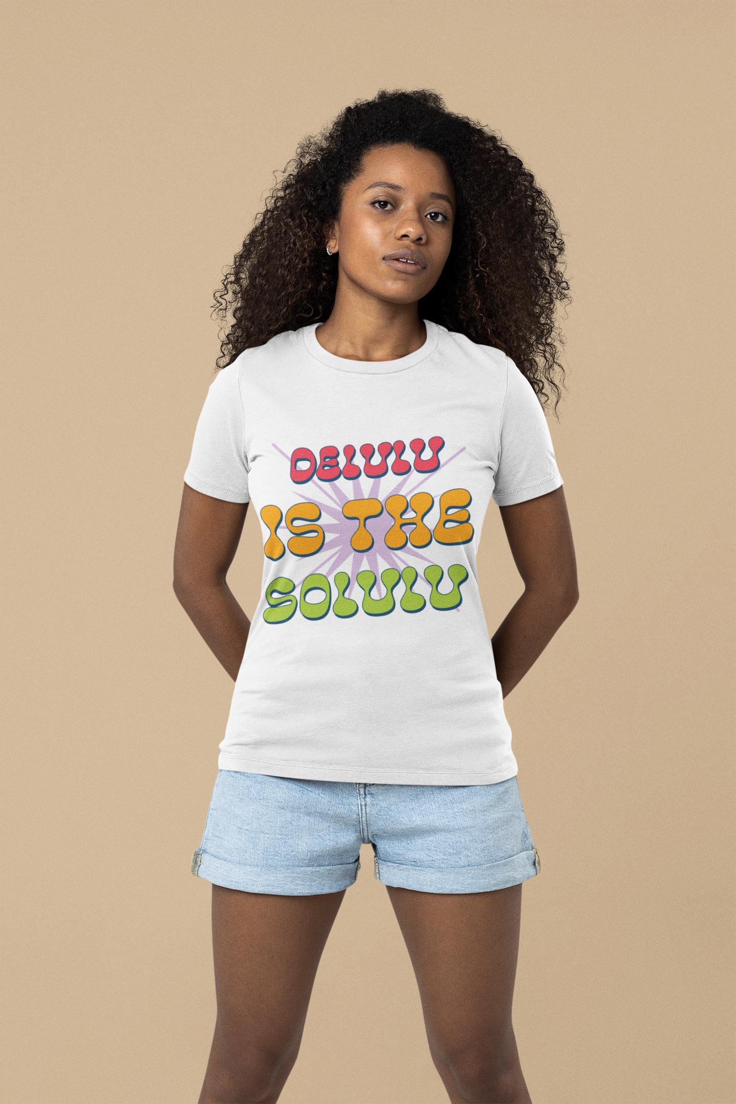 Delulu Is The Solulu T-Shirt, Funny Delusional Tee - VYBE Shop