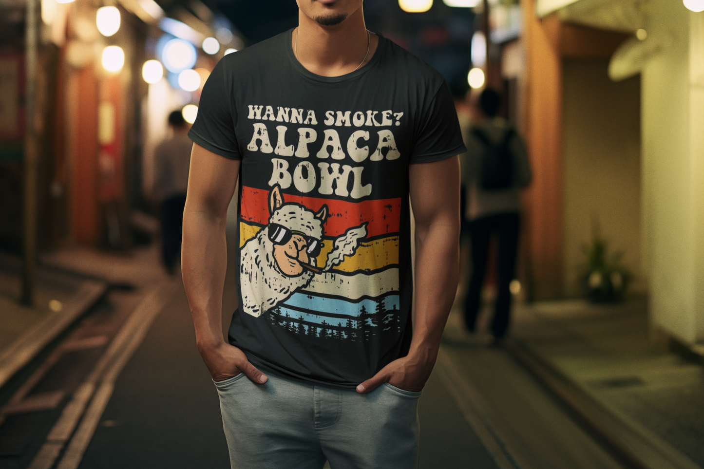 420- Alpaca Bowl T-Shirt, Funny Gift For Hippie Stoners - VYBE Shop