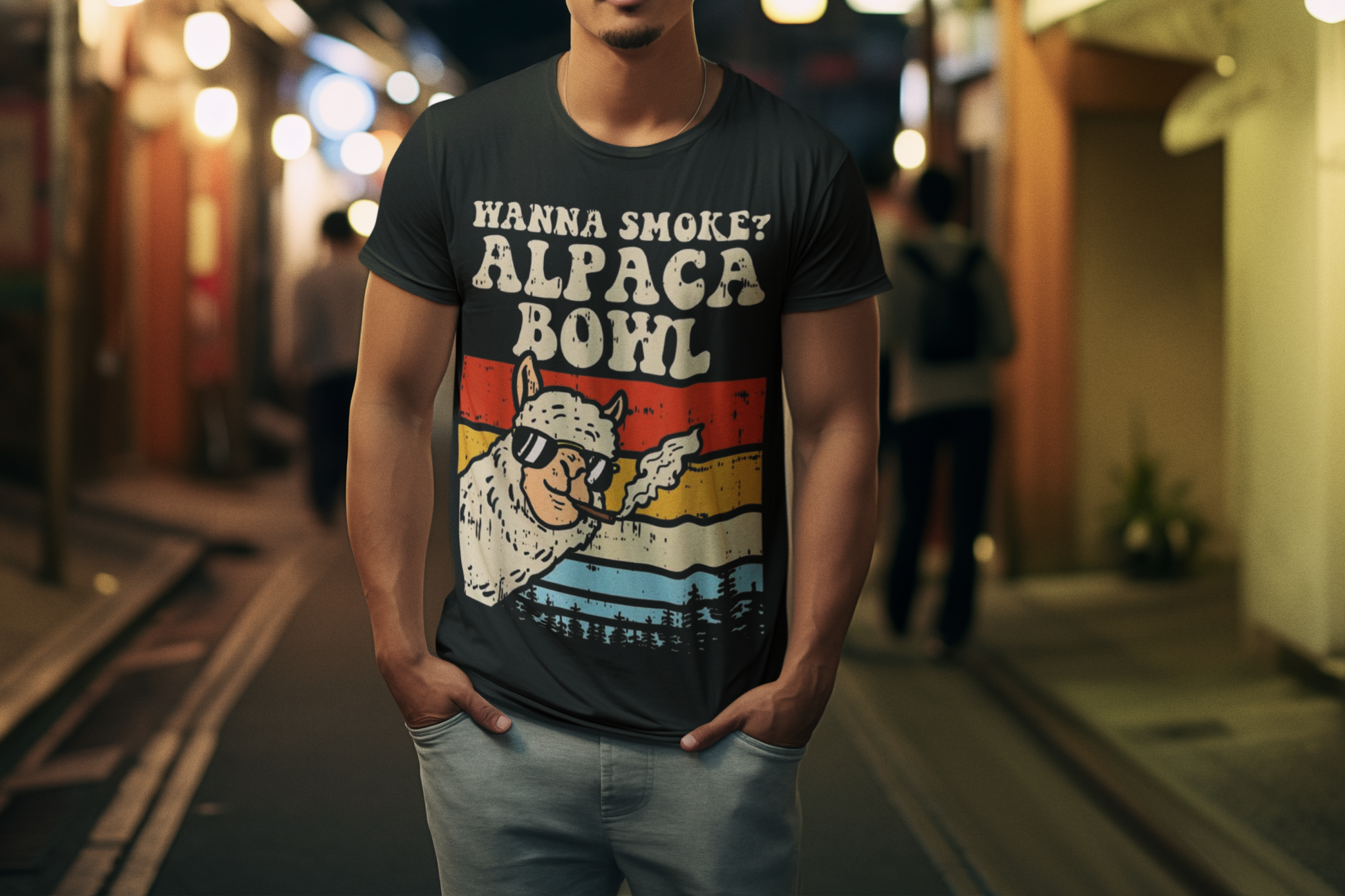 420- Alpaca Bowl T-Shirt, Funny Gift For Hippie Stoners - VYBE Shop