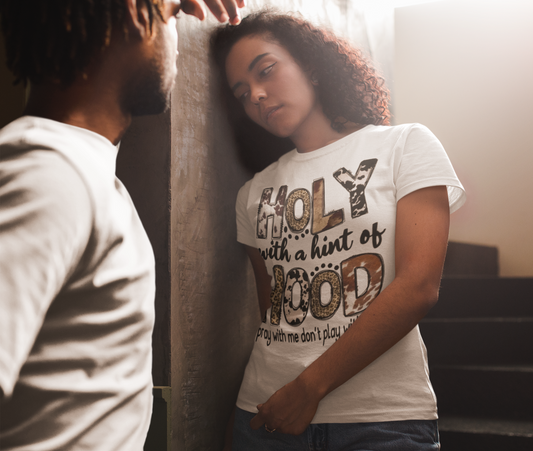 Funny- Holy with a Hint of Hood T-Shirt - VYBE Shop