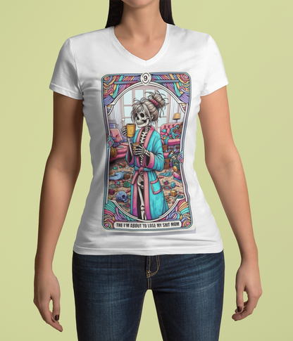 About To Lose My Shit Mom- Tarot T-Shirt - VYBE Shop