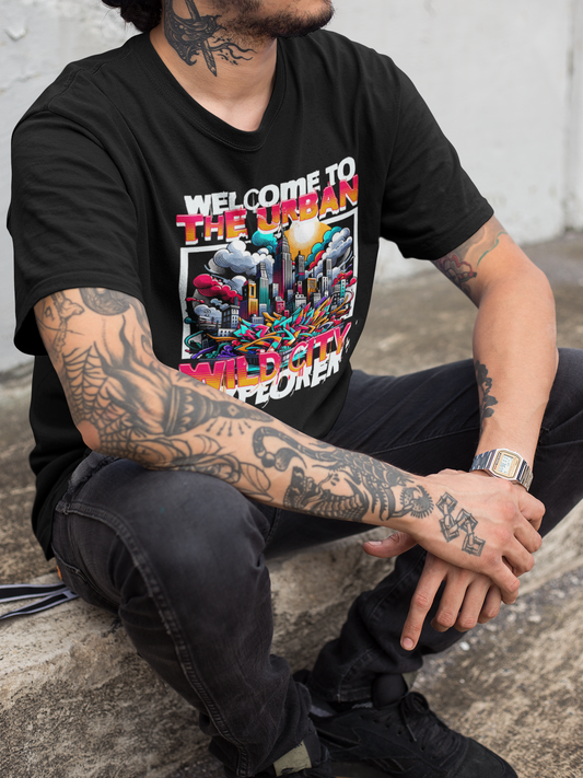 Urban Explorer Graphic Tee, Unisex T-Shirt for City Lovers, Adventure Shirt, Urban Style Apparel, Casual Streetwear - VYBE Shop