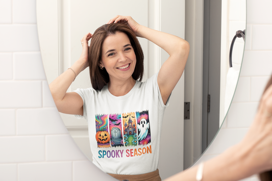Halloween- Spooky Season T-Shirt - Fall Festivities, Costume Parties, Ghost Lovers, Pumpkin Fans - VYBE Shop