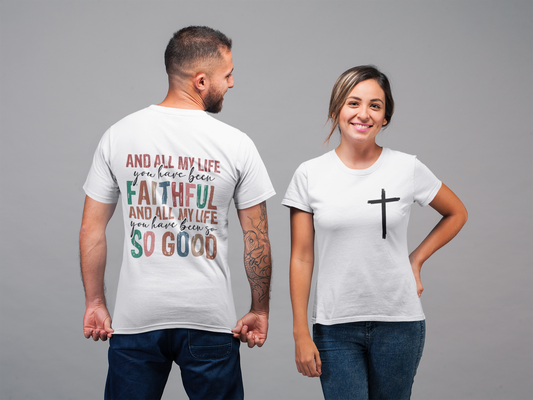 Religious- Faithful Life T-Shirt, Unisex Tee for Christians, Inspirational Gift, Religious Apparel, Bible Verse Shirt - VYBE Shop