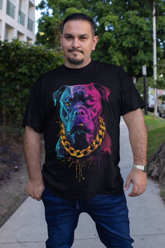 Neon- Dog Art T-Shirt - VYBE Shop