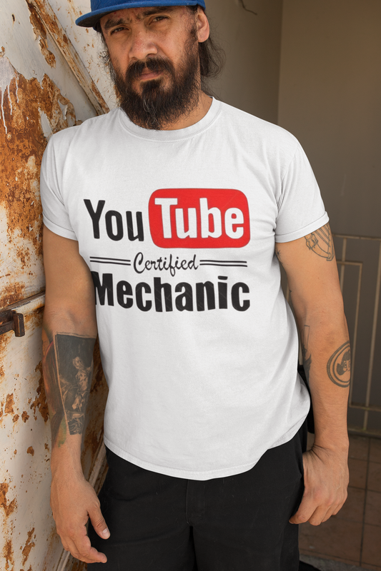 Funny- YouTube Certified Mechanic T-Shirt - VYBE Shop