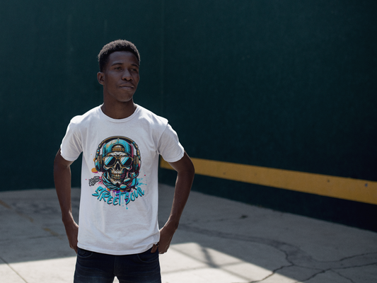 Street Soul Vibes Skull T-Shirt - VYBE Shop
