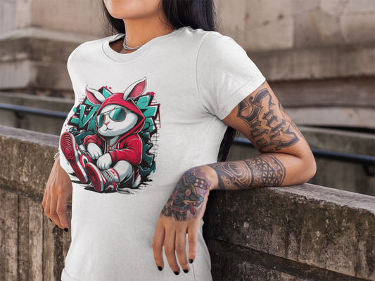 Bunny Streetwear T-Shirt - VYBE Shop
