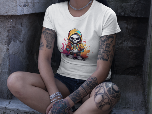 Urban Skull Graphic Tee - VYBE Shop